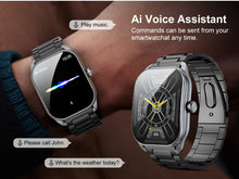 Load image into Gallery viewer, Karchilor 2024 Smart Watches For Men 2.01-inch curved screen Bluetooth call IP68 sports and fitness waterproof smartwatch