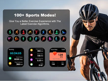 Load image into Gallery viewer, Karchilor 2024 Smart Watches For Men 2.01-inch curved screen Bluetooth call IP68 sports and fitness waterproof smartwatch