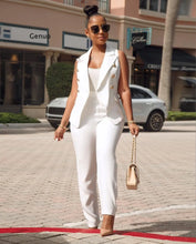 Load image into Gallery viewer, 2 Two Piece Set Women Tracksuit Summer Sportwear Sexy Elegant Vest Top + Pants Suits Office Outfits Matching Sets 2021