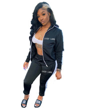 Load image into Gallery viewer, womens fall fashion 2022 lucky label two piece pants set sweat suits women