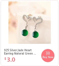 Load image into Gallery viewer, Green Jade Ring Gifts Fashion Men Charm Gemstone Crystal Women Jewelry Zircon 925 Silver Amulet Chalcedony Natural