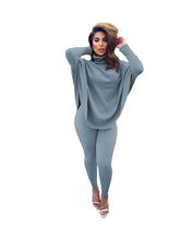 Load image into Gallery viewer, New Two Piece Set Women Fall Winter Clothing Solid Loose Top Leggings Sweatsuit Joggers Matching Set Wholesale Dropshipping 2020