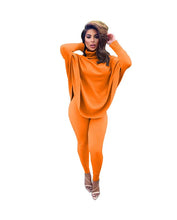 Load image into Gallery viewer, New Two Piece Set Women Fall Winter Clothing Solid Loose Top Leggings Sweatsuit Joggers Matching Set Wholesale Dropshipping 2020
