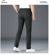 Load image into Gallery viewer, 2024 Men's Spring Summer Fashion Business Casual Long Pants Suit Pants Male Elastic Straight Formal Trousers Plus Big Size 30-40
