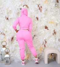 Load image into Gallery viewer, CM.YAYA Fashion Women's Set Long Sleeve Zipper Fly Hoodies and Jogger Cargo Pants 2023 Active Two 2 Piece Sets Outfit Tracksuit