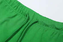 Load image into Gallery viewer, Fitness Jogging Suit Set Women Fall Casual Crop Top Folds Tees + Drawstring Wide-Leg Tracksuits Set Fitness Tracksuits Two Piece