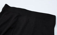 Load image into Gallery viewer, Europe Style Women's Autumn New Solid Color Round Neck Long Sleeve Tight Top Fashion Street Trouser Suit Women