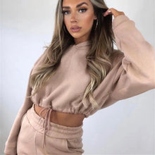 Load image into Gallery viewer, Fall Winter 2025 New Women's Hoodies Two Piece Set - Oversized Hoodie Sweatpants Sportswear Suit |Casual Sweatshirt Trouser Set