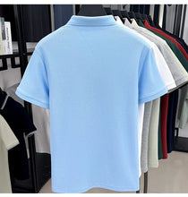Load image into Gallery viewer, 100% pure cotton high-end brand men's short sleeve polo shirt summer fashion original pony embroidery golf Paul casual T-shirt