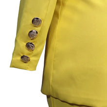 Load image into Gallery viewer, Autumn Winter 2 Piece Outfits for Women Blazer Jackets High Waisted Straight Leg Pants Suits Set Business Casual Office