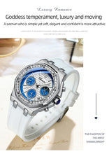 Load image into Gallery viewer, New CHENXI Watches Women Sport Fashion Casual Quartz Wristwatches Waterproof Moon Phase Chronograph Clock Ladies Watches Elegant