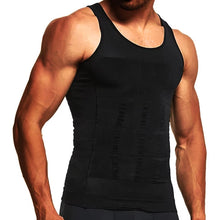 Load image into Gallery viewer, Men's Compression Body Shaper Tank Top, Slimming Vest Abs Abdomen Slim Gym Workout Tummy Control Compression Tank Top Shapewear
