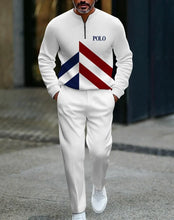 Load image into Gallery viewer, 2025 New 3D Printed Half Zipper Men Long Sleeve Long Pants Set Zipper Closure Comfortable Fit Fashion Casual Outfit