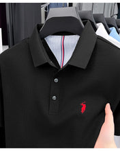 Load image into Gallery viewer, 100% pure cotton high-end brand men's short sleeve polo shirt summer fashion original pony embroidery golf Paul casual T-shirt