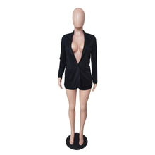 Load image into Gallery viewer, Two Piece Sets Women Blazer Set Elegant Office Suits Casual Slim Shorts Set Pants Streetwear Outfit Spring Autumn Tracksuit Work