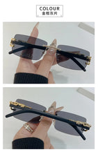 Load image into Gallery viewer, 1 PC Fashionable Women Men Sunglasses Frameless Rectangular Personalized Sunglasses for Daily Life Vintage Sun Glasses