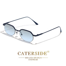 Load image into Gallery viewer, Caterside New Retro Small Frame Sunglasses Men's Polygonal Lenses Sun Glasses Women Business Travel Party Eyewear Summer Style