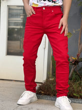 Load image into Gallery viewer, New Men's Denim Pants for 2025 Casual and Versatile Straight Fit with Waist Tuck Available in Multiple Fashionable Colors