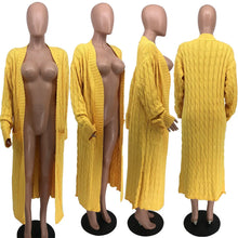 Load image into Gallery viewer, 2022 New Winter Warm Sweater Coat Women's cardigans Casual Long Knitted Cardigan Sweater Jacket Loose V-Neck Trench