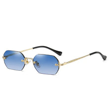 Load image into Gallery viewer, Vintage Rimless Polygon Sunglasses Women Men Luxury Brand Designer Popular Travel Small Frame Sun Glasses Ladies