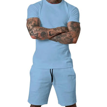 Load image into Gallery viewer, 2025 boutique men's shorts suit 2 piece clothing fashion summer casual sportswear and shorts suit