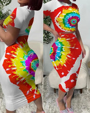 Load image into Gallery viewer, Womens Two Piece Sets Elegant Sexy Outfit Short Sleeve Top & High Waist Skirt Set New Fashion 2023 Summer Casual Female Suit