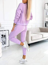 Load image into Gallery viewer, Autumn Winter New Women's Sets Simple Versatile Sleeveless Vest Short Vintage Cardigan Jacket Sports Pants Sexy 3 Piece Sets