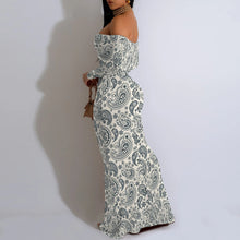 Load image into Gallery viewer, Women's Fall Off Shoulder Bodycon Dress Formal Long Sleeve Elegant Cocktail Party Maxi Dress Wedding Guest Dresses