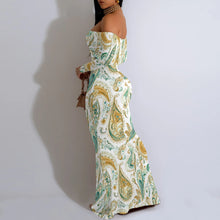 Load image into Gallery viewer, Women's Fall Off Shoulder Bodycon Dress Formal Long Sleeve Elegant Cocktail Party Maxi Dress Wedding Guest Dresses