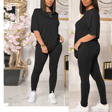 Load image into Gallery viewer, Women's Casual 2 Piece Outfits 2024 Sweatshirt and Sweatpant Jogger Sets Tracksuits