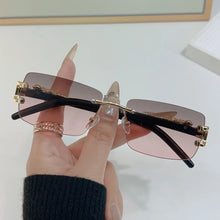 Load image into Gallery viewer, 1 PC Fashionable Women Men Sunglasses Frameless Rectangular Personalized Sunglasses for Daily Life Vintage Sun Glasses