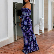 Load image into Gallery viewer, Women's Fall Off Shoulder Bodycon Dress Formal Long Sleeve Elegant Cocktail Party Maxi Dress Wedding Guest Dresses