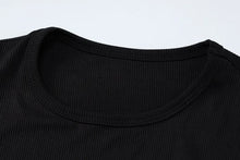 Load image into Gallery viewer, Europe Style Women's Autumn New Solid Color Round Neck Long Sleeve Tight Top Fashion Street Trouser Suit Women