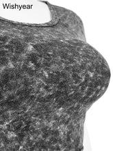 Load image into Gallery viewer, Summer Black Stretch Cotton Washed Printed Short Sleeve Crop Tops and Shorts Two 2 Piece Set Women Jogger Suit Fitness Tracksuit