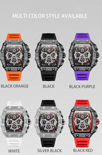 Load image into Gallery viewer, 2022 New Men's Automatic Mechanical Watch ONOLA Fashion Unique Luxury Diamond Inlaid Design Waterproof Silicon Tape Watches Men