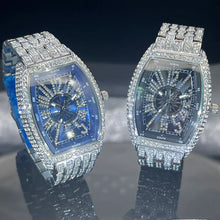 Load image into Gallery viewer, Luxury Gold Watches Men Brand MISSFOX Fashion Hip Hop lce Diamond Sun Pattern Literal Quartz Wristwatch Male Dropshipping Hot