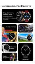 Load image into Gallery viewer, LIGE New GPS Smart Watch Men Outdoor Compass Sport Fitness Bracelet Bluetooth Call Clock Waterproof NFC Steel Smartwatch For Men
