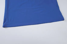 Load image into Gallery viewer, Cryptographic Sexy Draped Halter V Neck Maxi Dress for Women Summer Outfits for Women Club Party Backless Ruche Dresses Robes