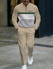 Load image into Gallery viewer, 2025 New 3D Printed Half Zipper Men Long Sleeve Long Pants Set Zipper Closure Comfortable Fit Fashion Casual Outfit