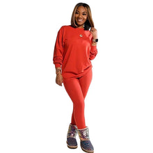 Load image into Gallery viewer, two piece set women 2 piece set stacked leggings clothes for women outfits stacked pants tracksuit female fall clothes