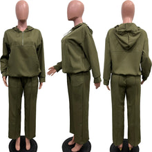 Load image into Gallery viewer, CM.YAYA Long Sleeve Women Set Loose Long Sleeve Hoodies Pant Suits 2024 Spring 2 Two Piece Sets Sporty Tracksuits Street Outfits