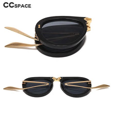 Load image into Gallery viewer, 46838 Foldable Retro Diamond Sunglasses Men Women Fashion Shades UV400 Vintage Glasses