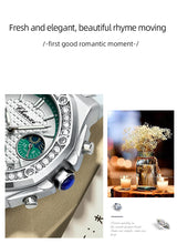 Load image into Gallery viewer, New CHENXI Watches Women Sport Fashion Casual Quartz Wristwatches Waterproof Moon Phase Chronograph Clock Ladies Watches Elegant