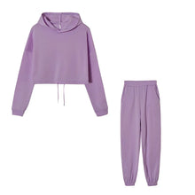 Load image into Gallery viewer, Fall Winter 2025 New Women's Hoodies Two Piece Set - Oversized Hoodie Sweatpants Sportswear Suit |Casual Sweatshirt Trouser Set