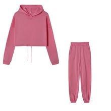 Load image into Gallery viewer, Fall Winter 2025 New Women's Hoodies Two Piece Set - Oversized Hoodie Sweatpants Sportswear Suit |Casual Sweatshirt Trouser Set