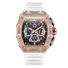 Load image into Gallery viewer, 2022 New Men's Automatic Mechanical Watch ONOLA Fashion Unique Luxury Diamond Inlaid Design Waterproof Silicon Tape Watches Men