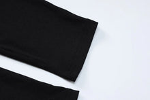 Load image into Gallery viewer, Europe Style Women's Autumn New Solid Color Round Neck Long Sleeve Tight Top Fashion Street Trouser Suit Women