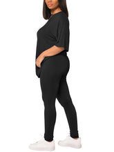 Load image into Gallery viewer, Women's Casual 2 Piece Outfits 2024 Sweatshirt and Sweatpant Jogger Sets Tracksuits