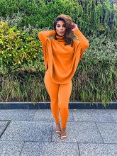 Load image into Gallery viewer, New Two Piece Set Women Fall Winter Clothing Solid Loose Top Leggings Sweatsuit Joggers Matching Set Wholesale Dropshipping 2020