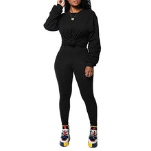Load image into Gallery viewer, two piece set women 2 piece set stacked leggings clothes for women outfits stacked pants tracksuit female fall clothes